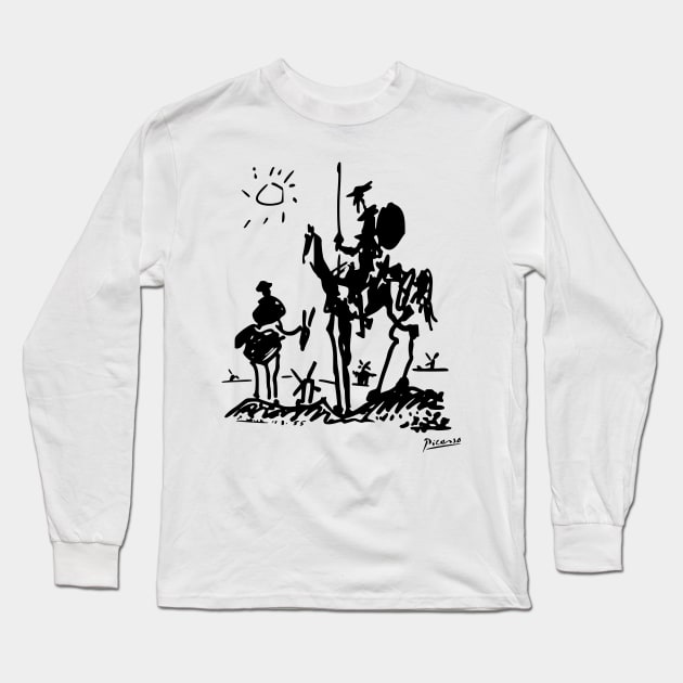 Don Quichotte by Pablo Picasso Long Sleeve T-Shirt by la chataigne qui vole ⭐⭐⭐⭐⭐